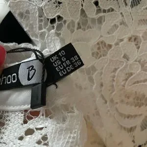 Boohoo Dresses Boohoo Boutique Lace Racer Neck Bodycon Dress